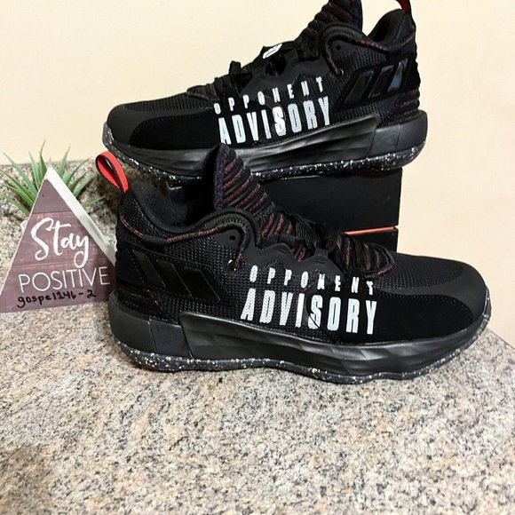 Adidas Men’s Dame 7 EXTPLY Opponent Advisory Basketball Size 8 Black | GV9872 | - Picture 1 of 11